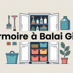 illustration armoire à balai gifi rangement pratique