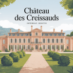 Vue stylisée du château des Creissauds Provence