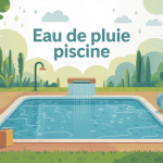 illustration eau de pluie pour piscine gestion écologique