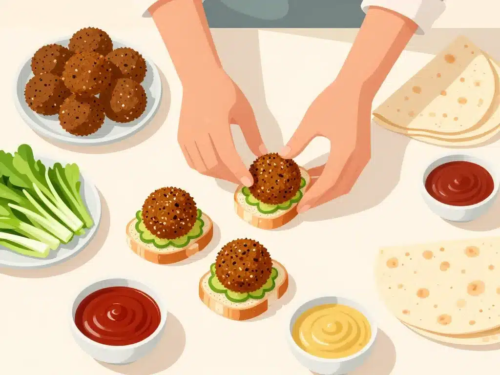 ingrédients falafel kebab maison équilibré