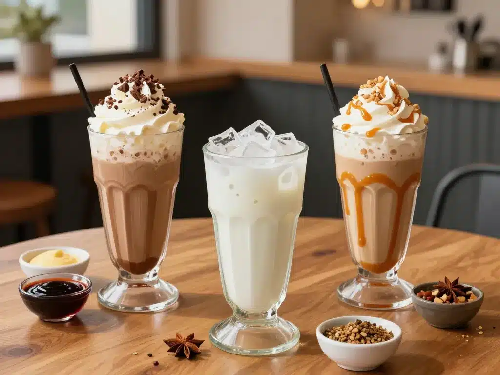 variantes frappé café gourmand crème caramel chocolat