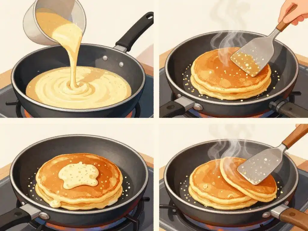 cuisson et texture galettes au flocons d'avoine