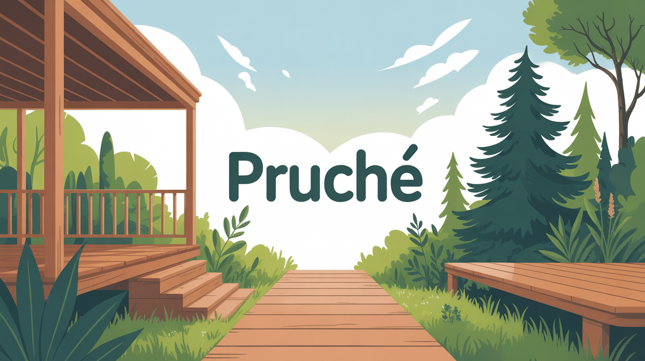 he pruche illustration univers bois et plantes