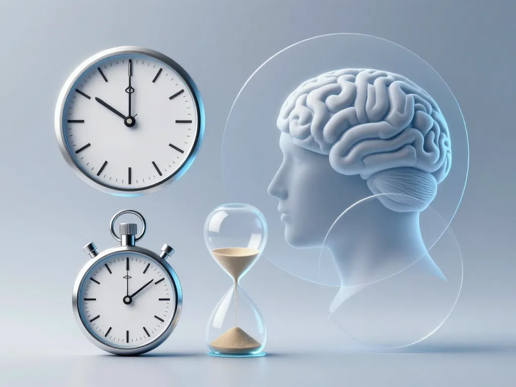 diagramme horloge du temps perception subjective