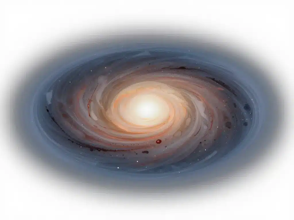 diagramme structure milky way galaxie
