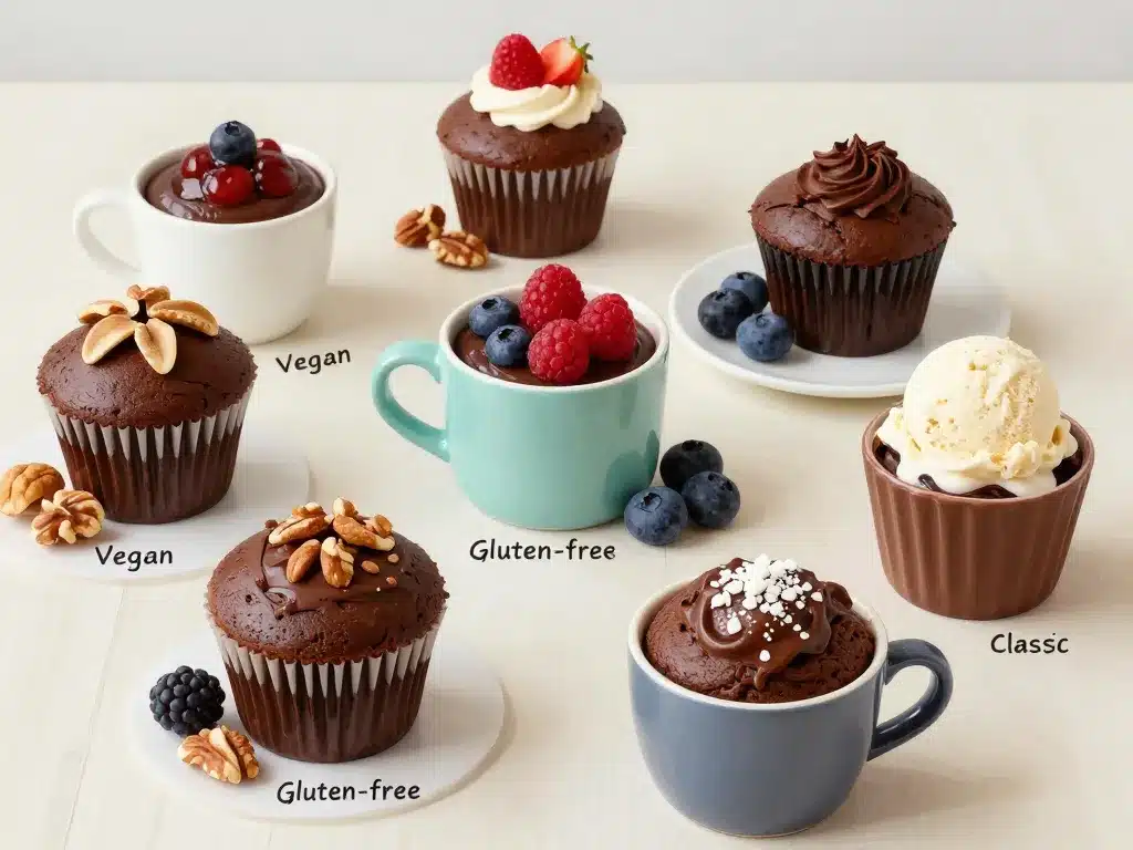 mug cake chocolat vegan sans gluten healthy et classique