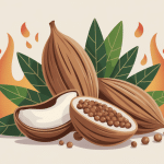 Nutmeg épice artistique graine entière muscadier arômes