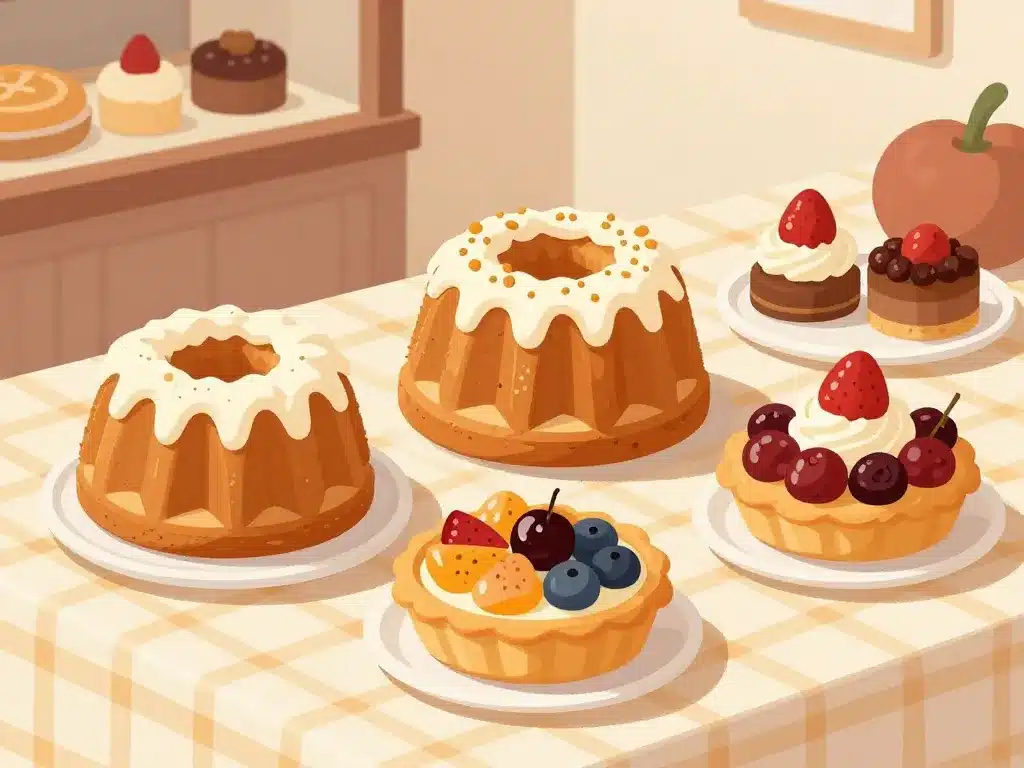 Sélection de dessert strasbourgeois traditionnels