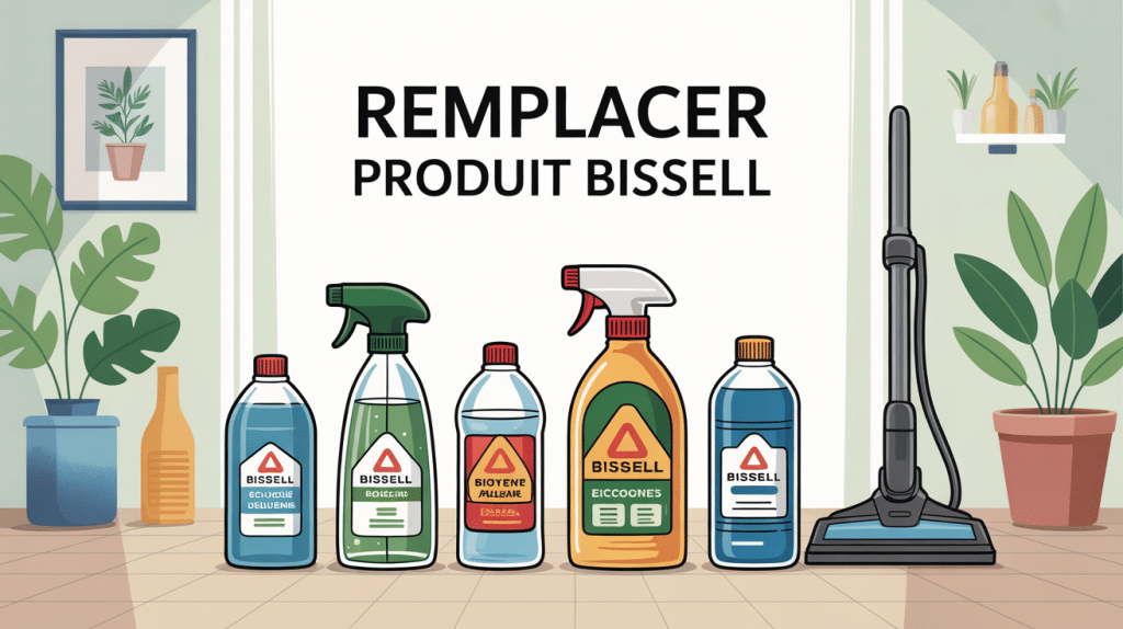 Par quoi remplacer produit Bissell illustration alternatives et appareils
