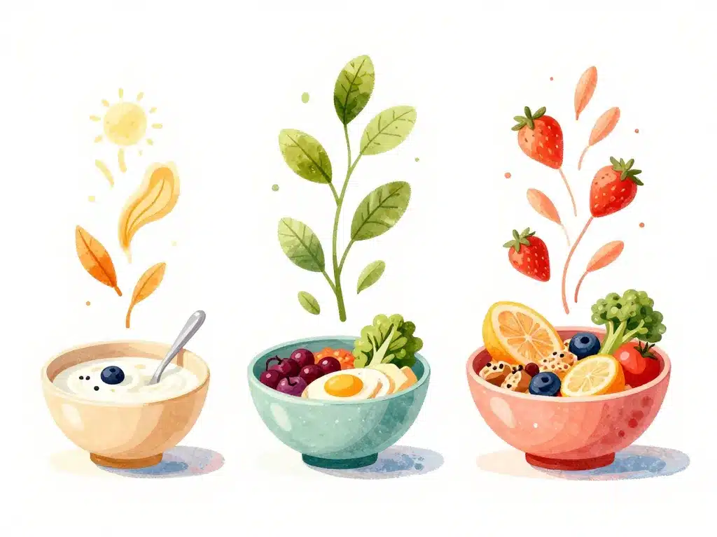 petit dejeuner flocon d avoine banane sante weight perte sport