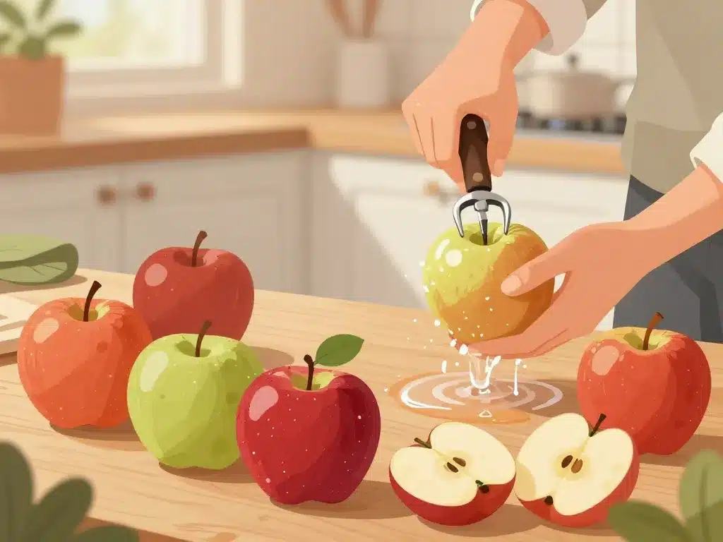 préparation et variétés pomme au four en cuisine