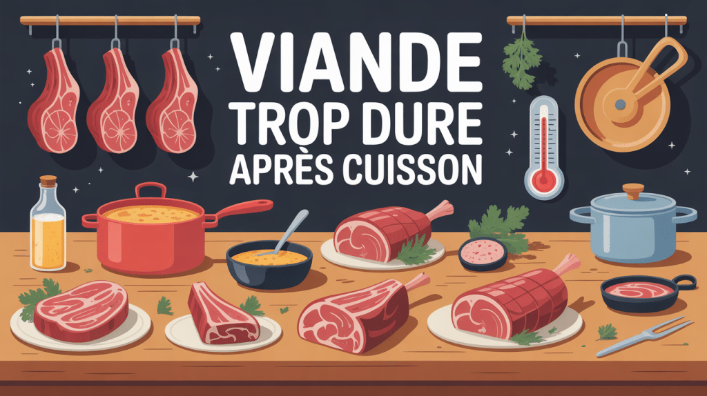 illustration astuces pour rattraper une viande trop dure