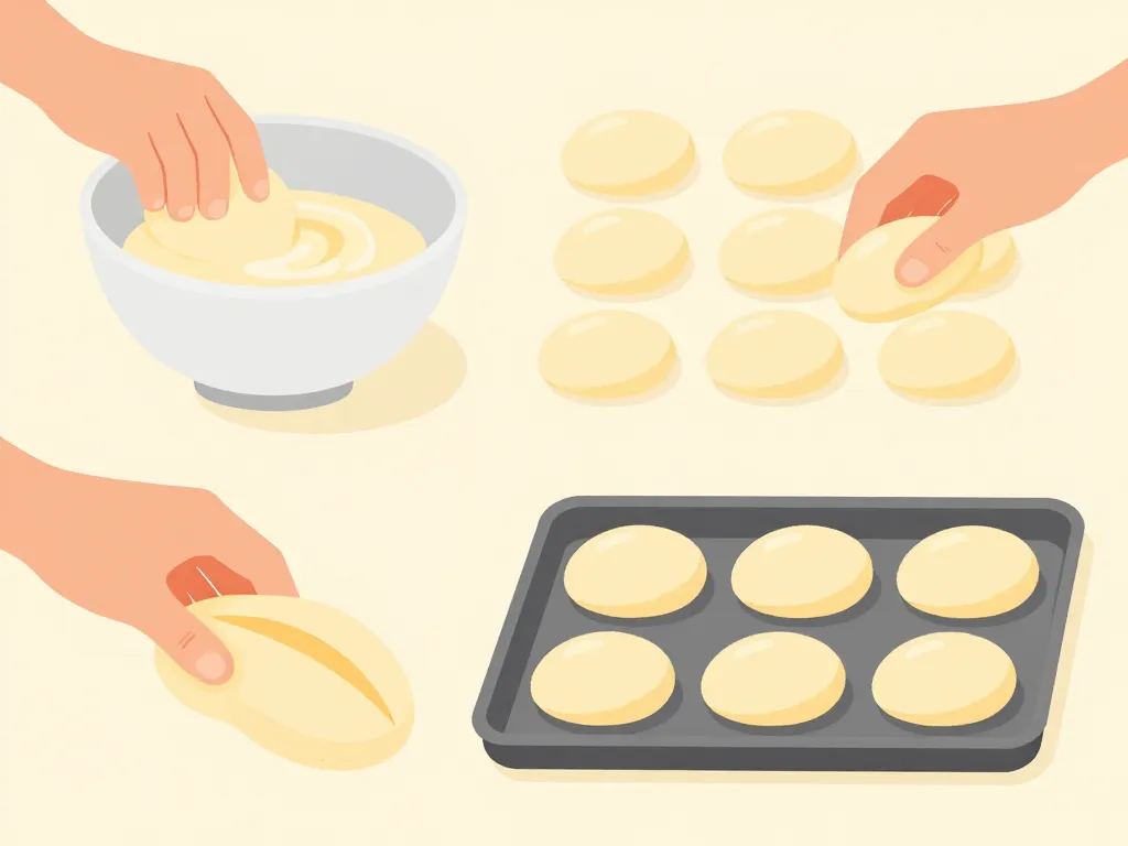 Recette des navettes salées étapes de préparation illustrées