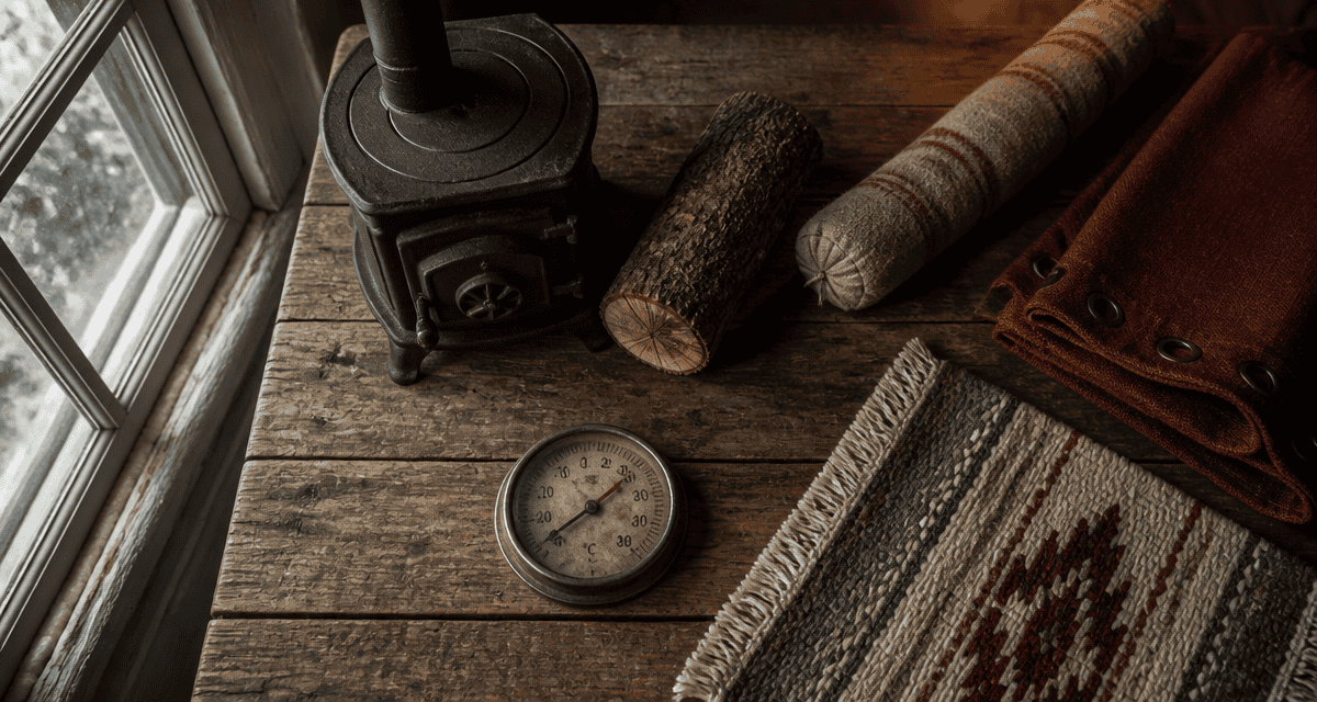 comment chauffer une pièce sans électricité poêle bois boudin de porte