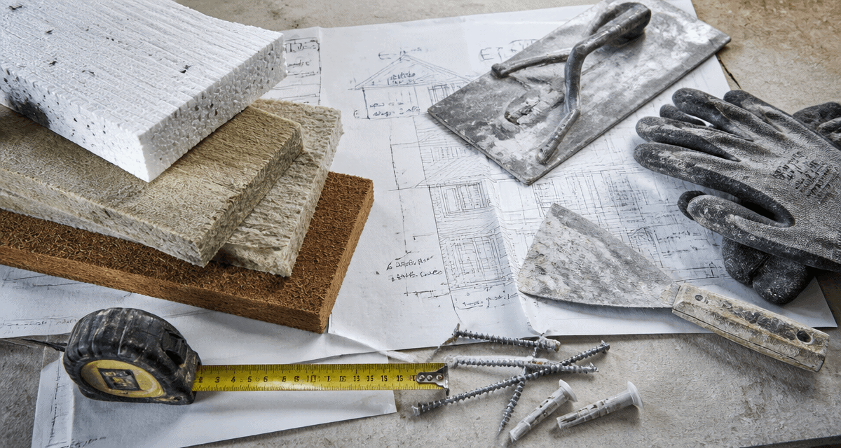 crepi isolant outils et materiaux chantier