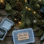 decoration noel exterieur table et branchements