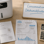déshumidificateur consommation facture et calculatrice