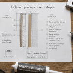 isoler phoniquement un mur mitoyen outils et matériaux