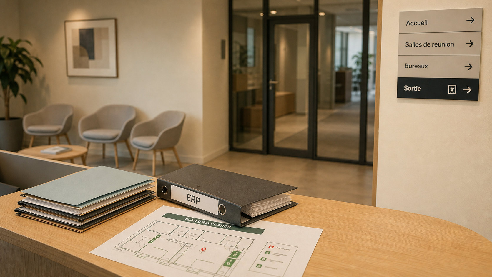 Agencement bureaux professions libérales : cabinet avec normes et zones optimisées