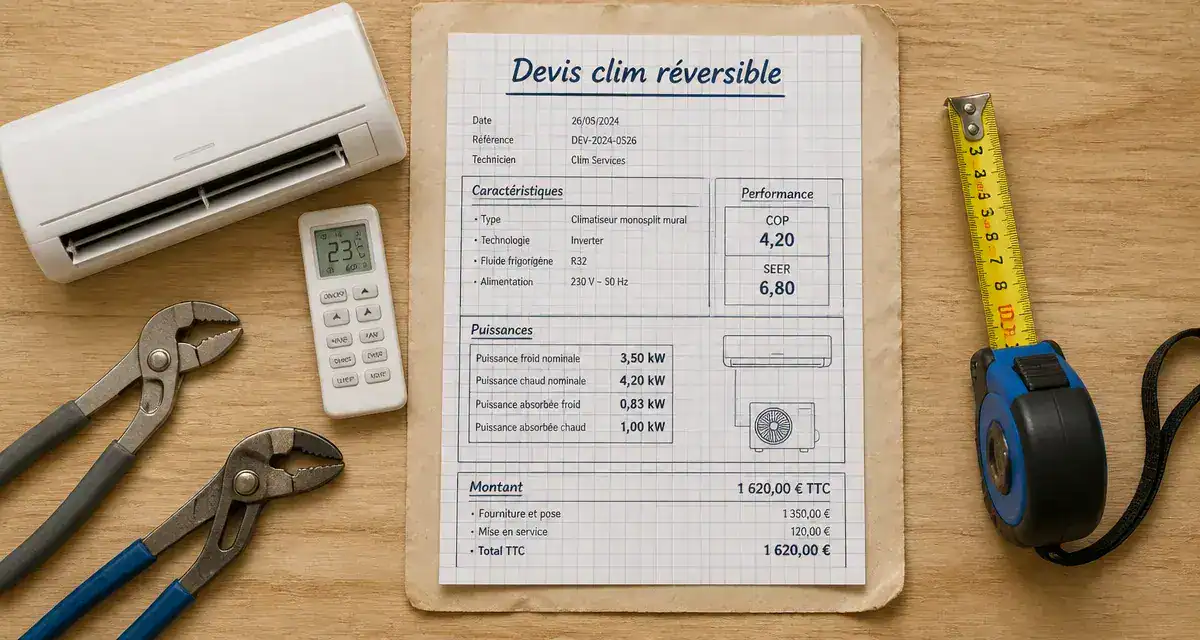 Clim prix : budget climatisation réversible (installation et aides)