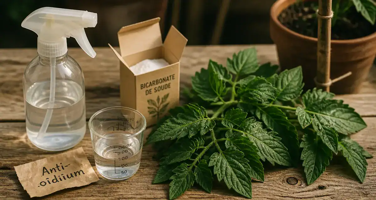 Par quoi remplacer la bouillie bordelaise : bicarbonate et pulvérisateur anti-oïdium naturel pour jardin