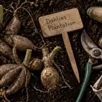 quand planter les dahlias en pleine terre, tubercules et outils