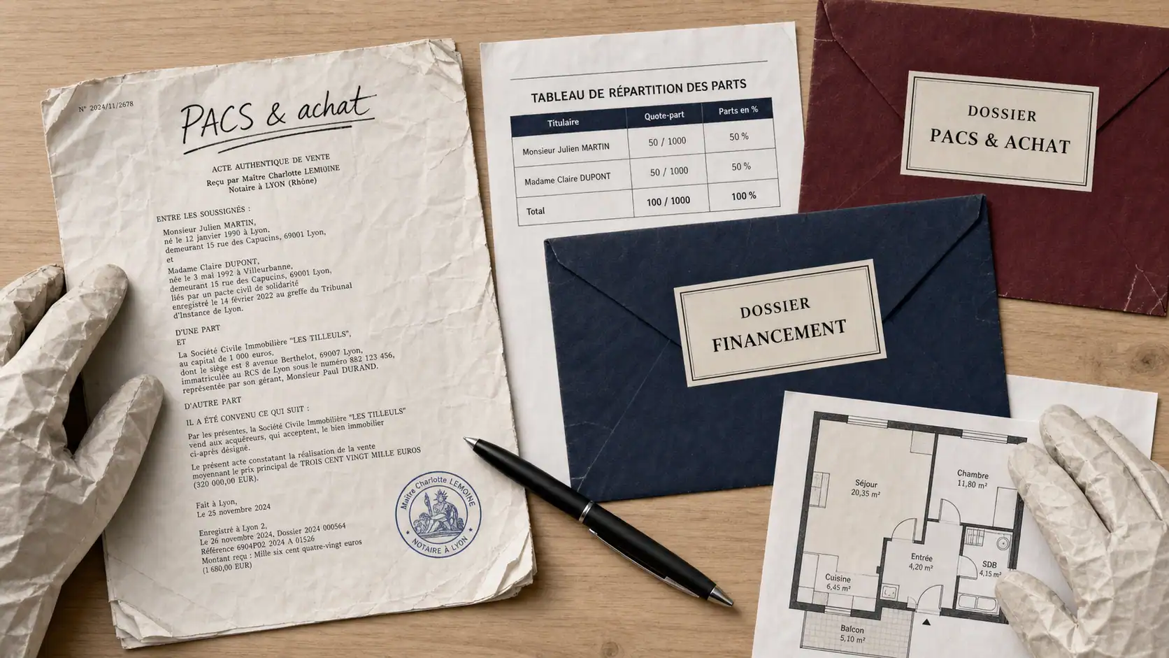 Achat immobilier et PACS : séparation de biens et protections à prévoir