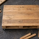Bois de palette meuble : table basse DIY poncée