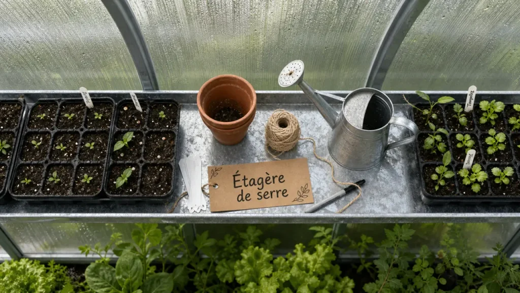 Étagère pour serre de jardin : comment choisir le modèle adapté à votre structure