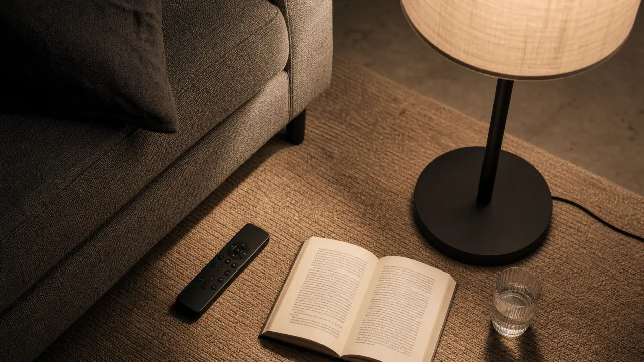 Lampe de salon sur pied et lumière douce pour lecture