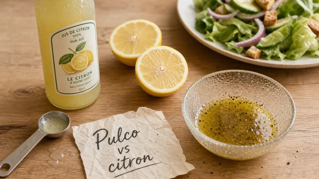 Le Pulco remplace le citron dans la cuisine, pas dans tous les usages