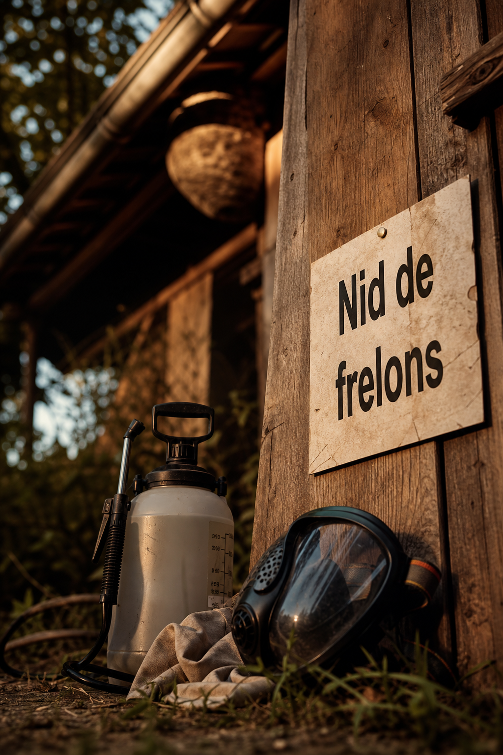 Nid de frelon : comment le détruire, protection et appel au pro