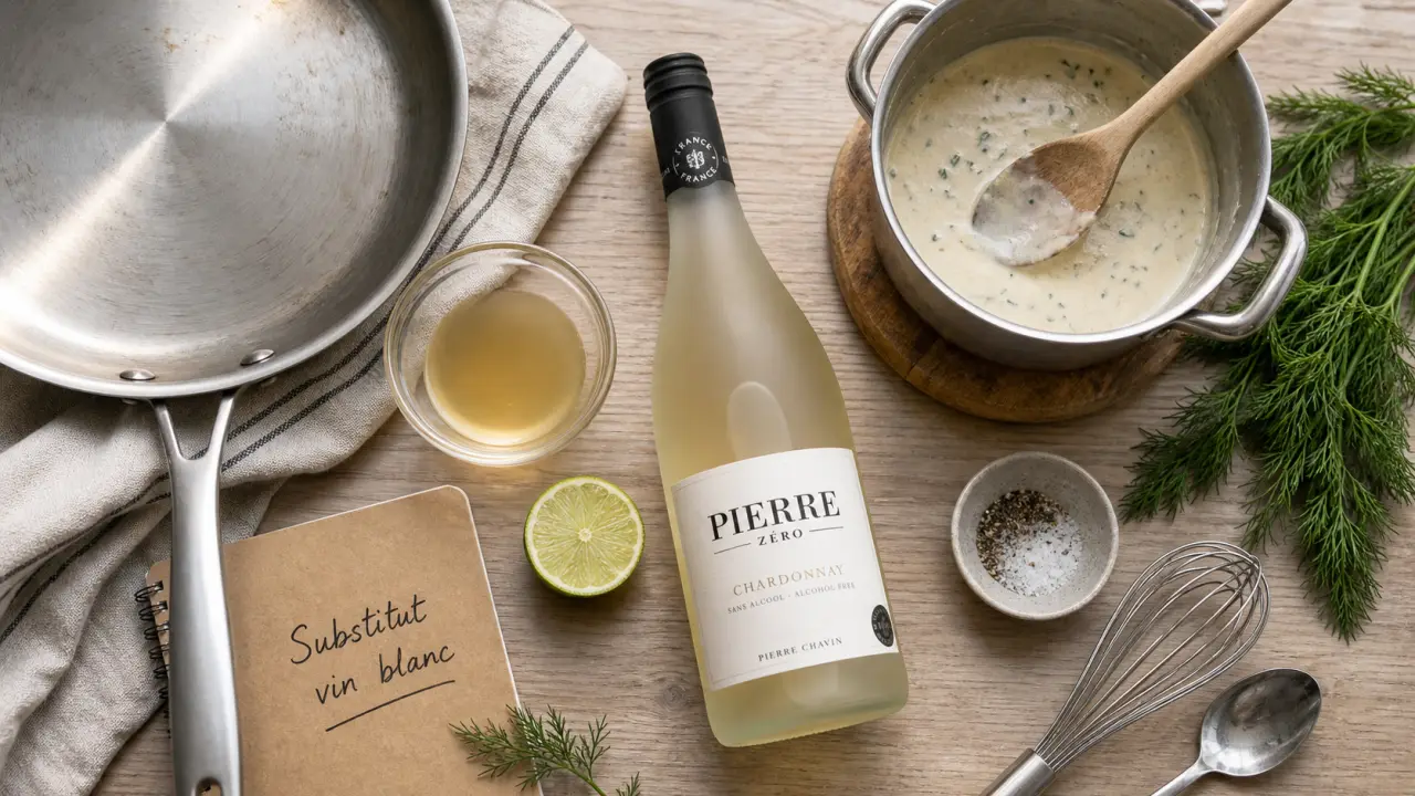 Par quoi remplacer le vin blanc : bouillon, citron et vinaigre en cuisine