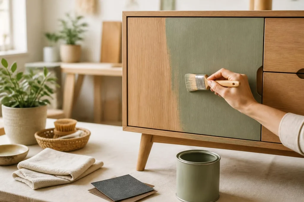 Rénover ses meubles en bois avec une peinture écologique : 4 critères qui comptent et les erreurs qui font rater l’adhérence