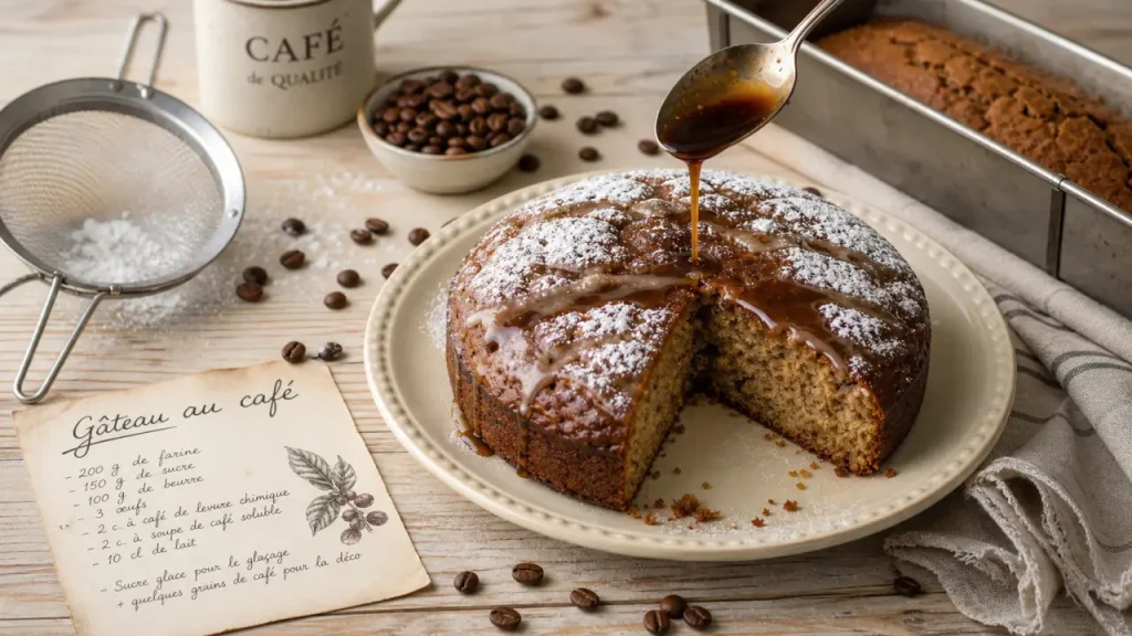 Recette gâteau au café facile : 50 ml de café, beurre tiède et cuisson surveillée