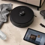 Robot aspirateur laveur Schneider avis, lingette microfibre et autonomie 180 min