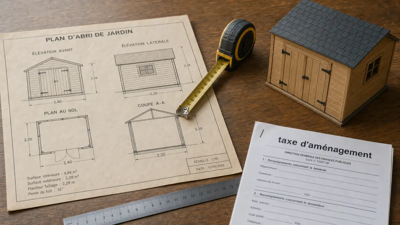 taxe d aménagement abri de jardin 5 m² et autorisation