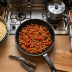 80 recettes en van et camping car : poêlée en mini-cuisine à 2 feux