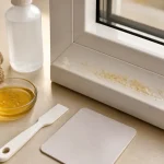 Enlever colle sur pvc fenetre : huile et alcool pour résidu