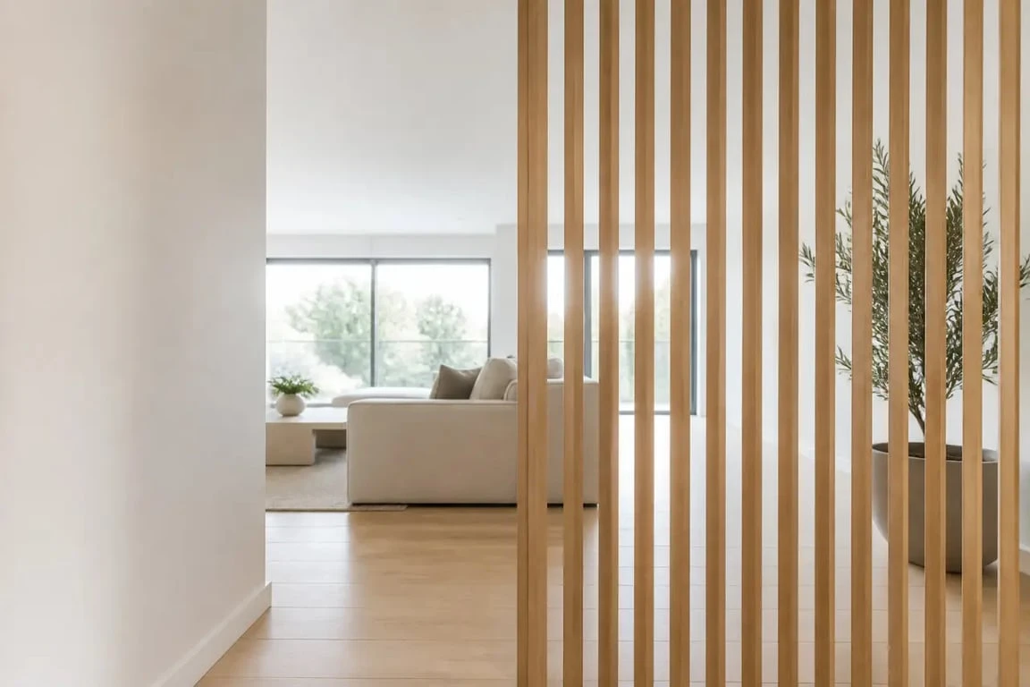 Claustra bois design pour séparer une pièce