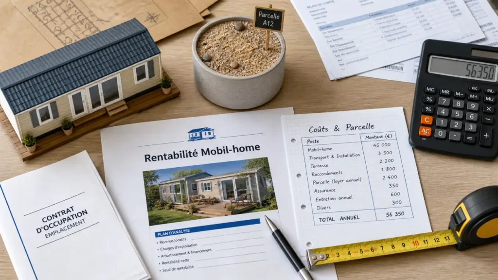 Investissement mobil home : la parcelle décide de la rentabilité nette