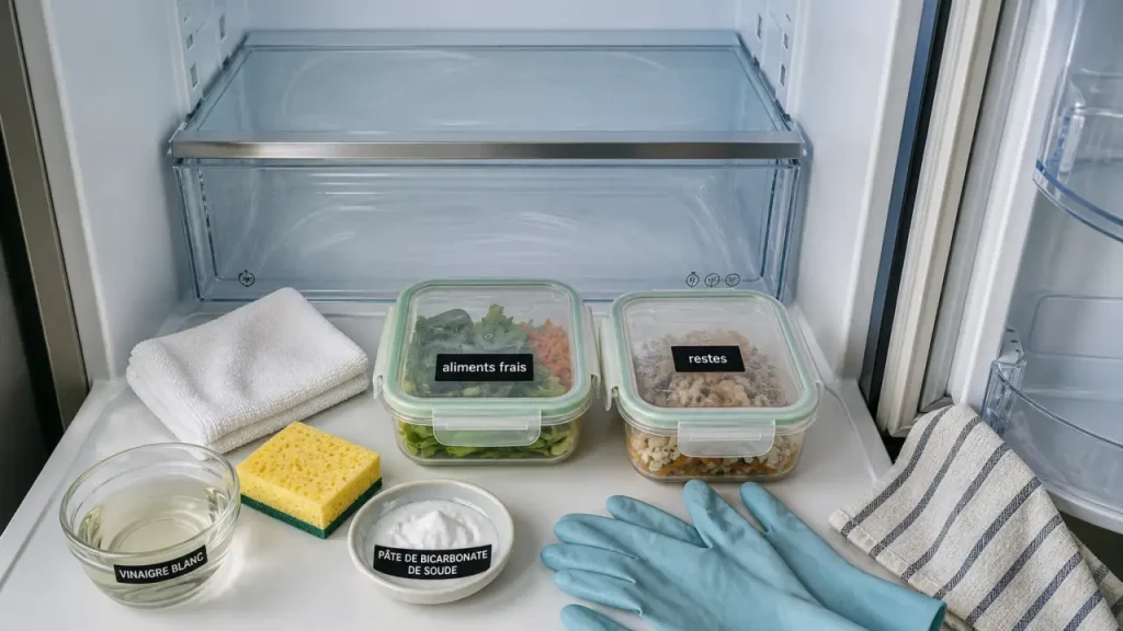 Nettoyer son frigo sans rompre la chaîne du froid : odeurs, méthode et erreurs