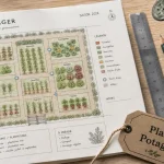 Potager plan 80 cm de planches : semis et récoltes