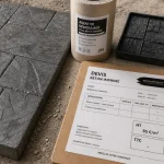 Prix béton imprimé m2 : 85 € HT posé