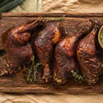 Recette poulet boucane : poulet fumé et sauce chien