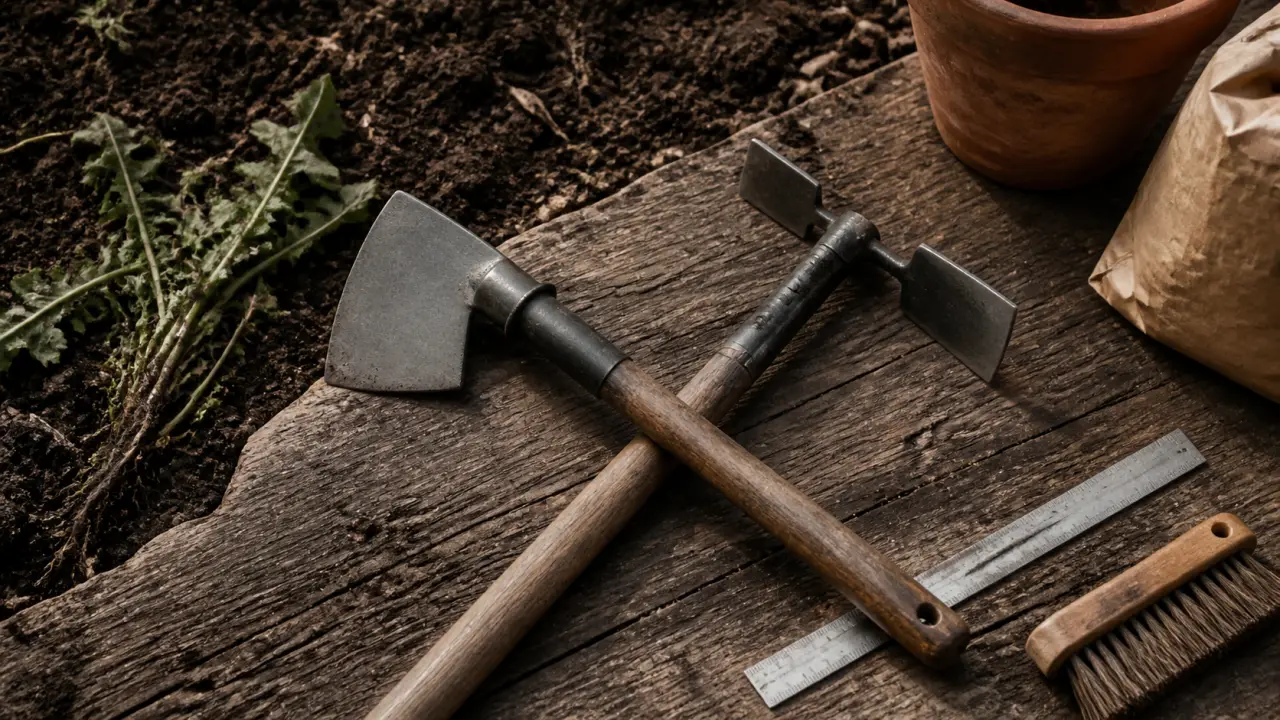 Serfouette ou binette pour désherber et aérer le potager