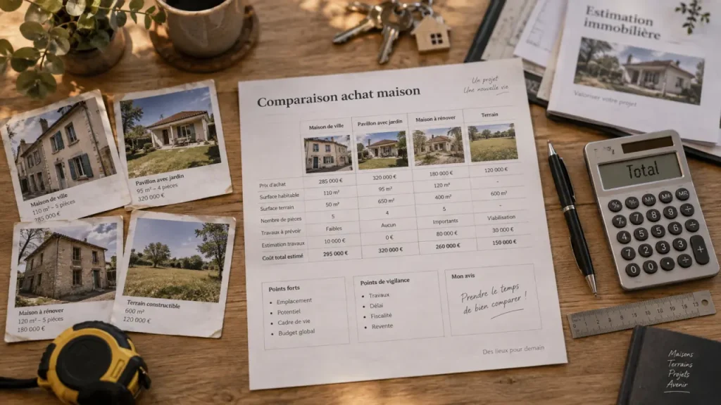 Achat maison en Île-de-France : 3 écarts à comparer entre prix, terrain et trajet
