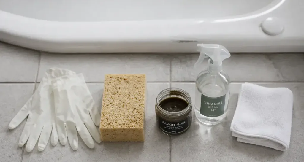 Nettoyer une baignoire sans l’abîmer : le bon produit selon la surface