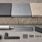 Couvertine mur en aluminium, acier ou pierre sur muret