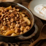 Dessert d automne crumble pommes poires